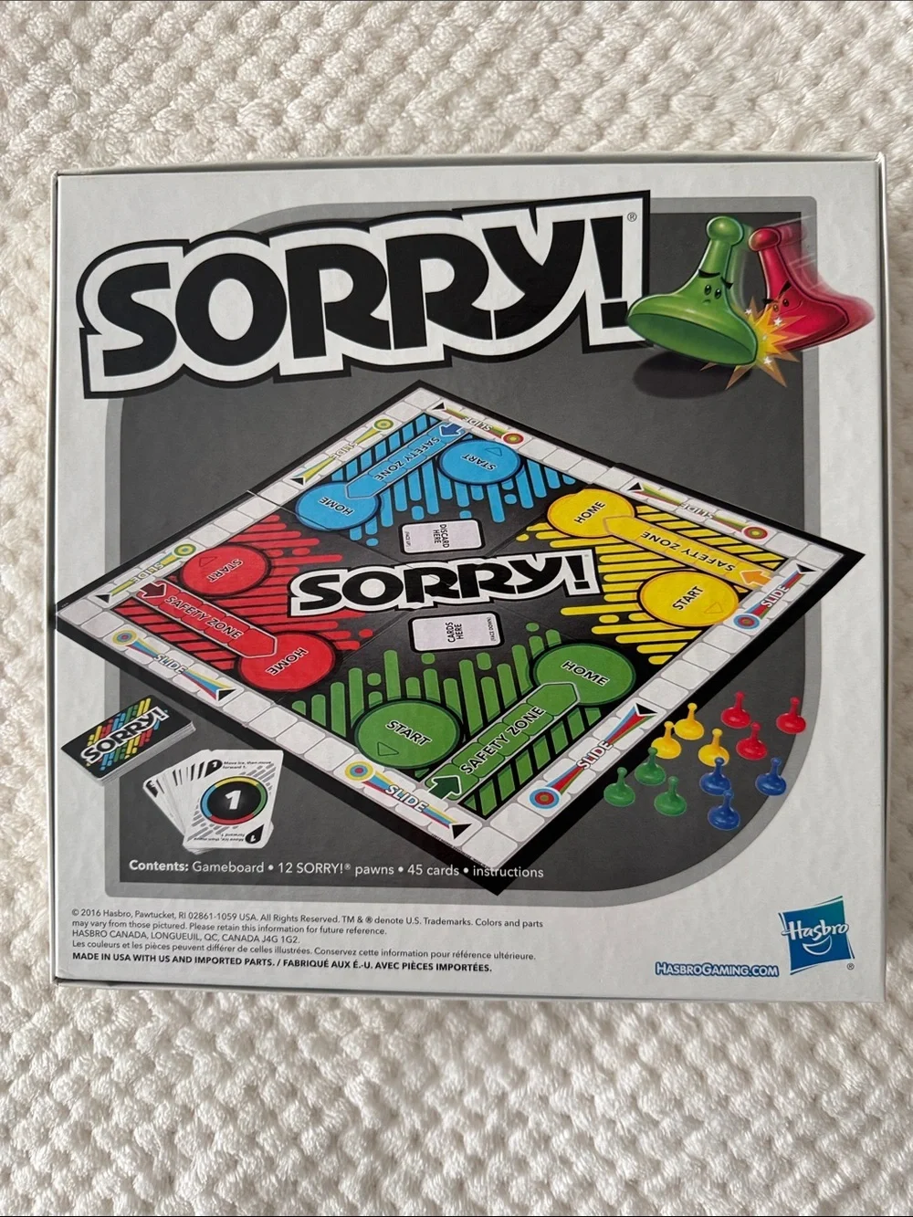 🎲 🆕 Sorry! Classic Board Game – Hasbro Family Game